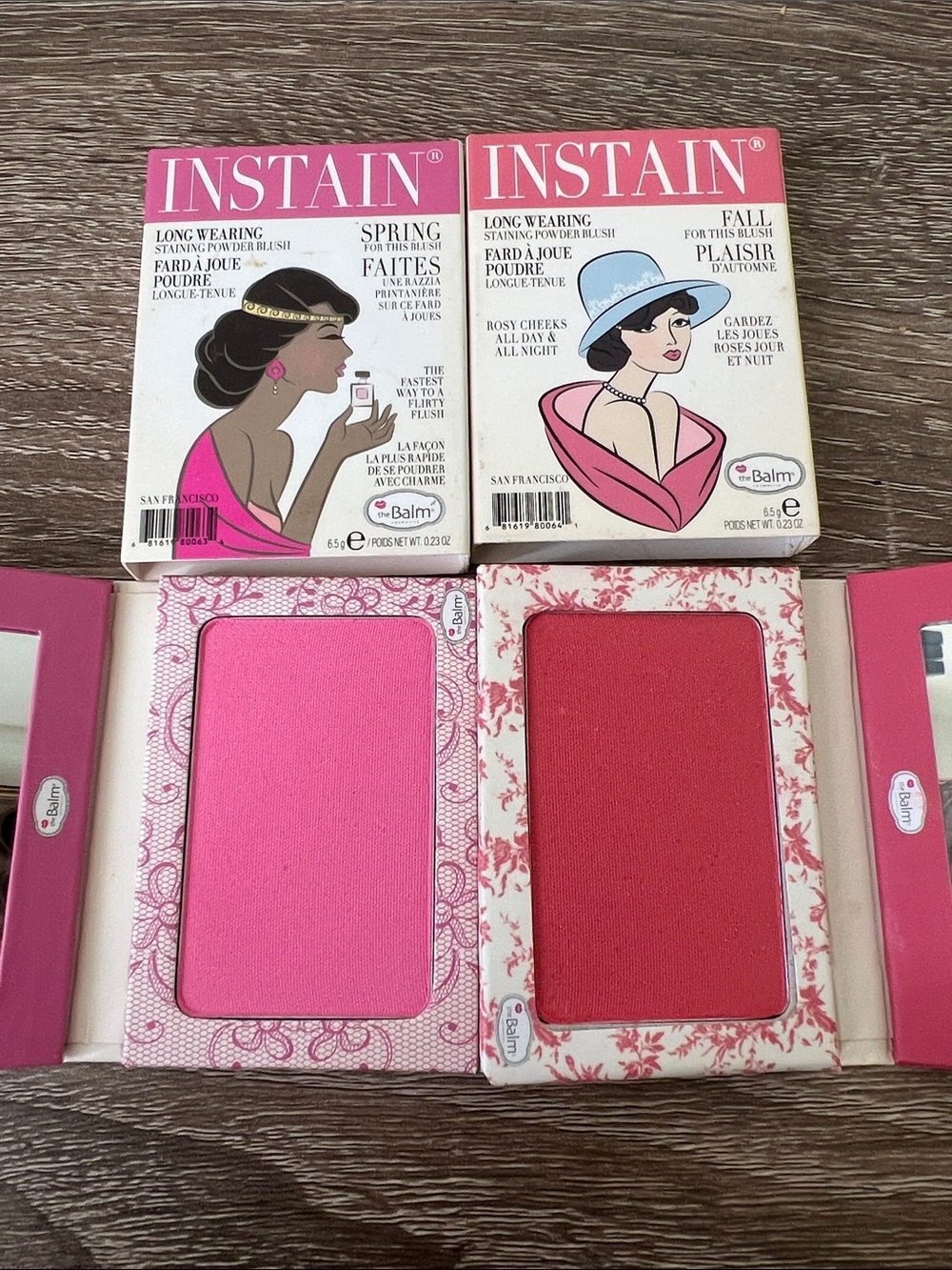 TheBalm Blush Bundle Lace Toile Pink Coral Hot Pink